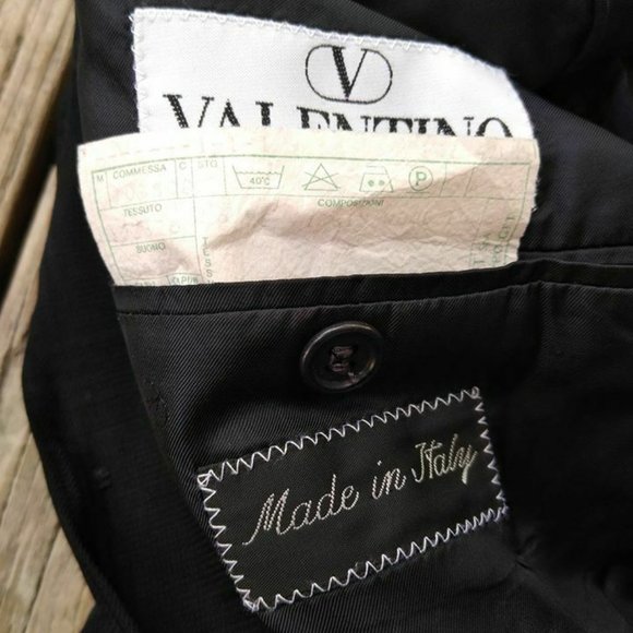 Valentino Sz 42L Blazer 3 Button Sport Coat Jacket - Picture 6 of 8